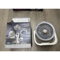 Desktop USB 4 Speed Circular Clip-On Fan with Night Light. 4117 Units. EXW Seattle 